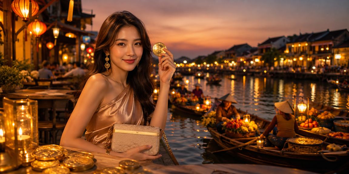 Người dùng app m300 tại Hội An nhận thưởng VIP và quản lý tiền thưởng